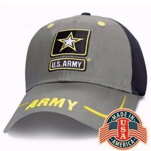U.S. Army Base Line Embroidered Cap Hat - NEW FAST SHIP